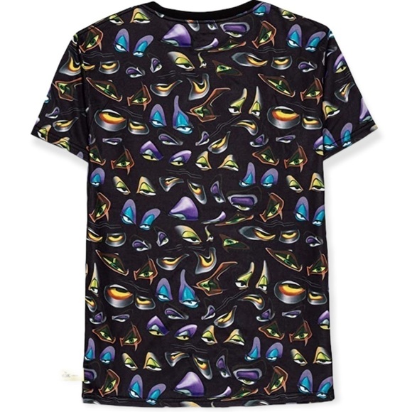 Disney Villains vs Heidi Klum Eyes Boxy Band Tee Shirt New Medium - Picture 6 of 7